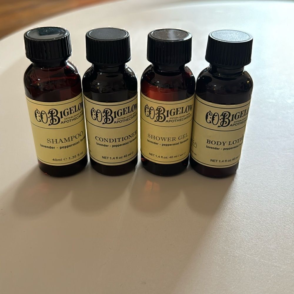 Co Bigelow Travel Soap Collection 4 Items